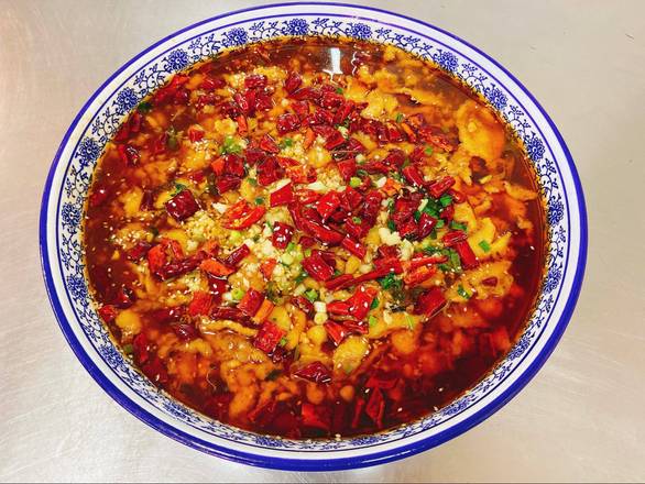 Boiled Chicken In Szechuan Style/水煮鸡片