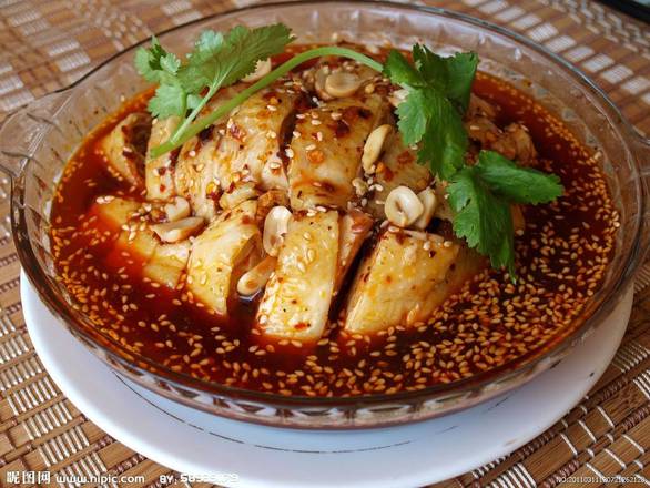 Chicken W. House Special Chili Sauce/味道口水鸡