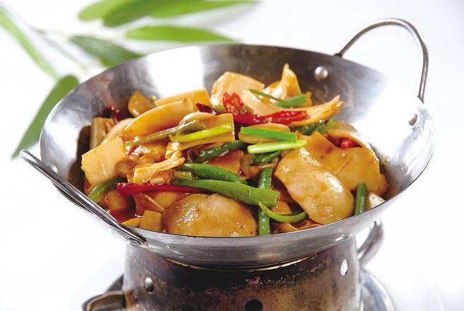 Spicy Dry Pot Beef Aorta/干锅黄喉