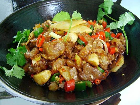 Spicy Dry Pot Beef Tendon/干锅牛筋