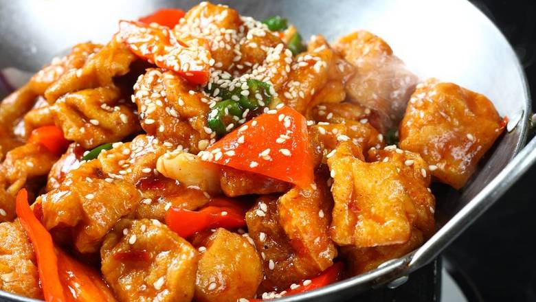 Spicy Dry Pot Mix Tofu/干锅豆腐王