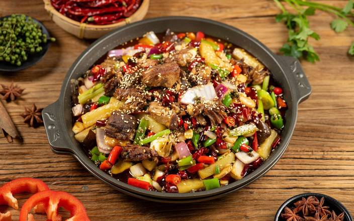 Spicy Dry Pot Pork Ribs/干锅排骨