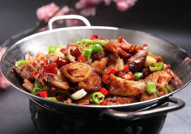 Spicy Pot Pork Intestine/干锅肥肠