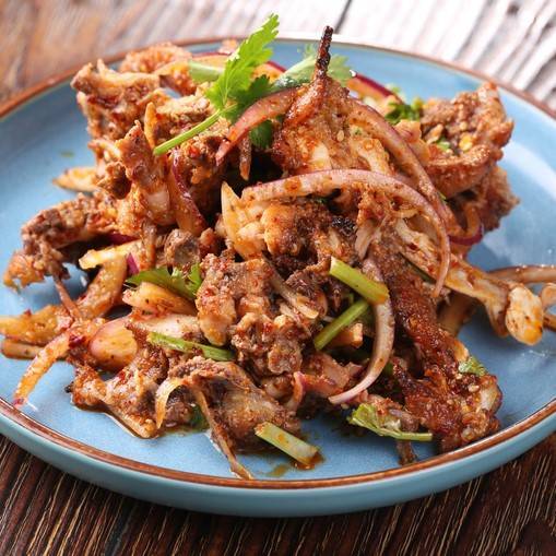Stir-Fried Lamb Chop/炒烤羊排