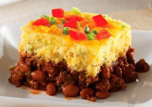 Chili Soup and Cornbread
