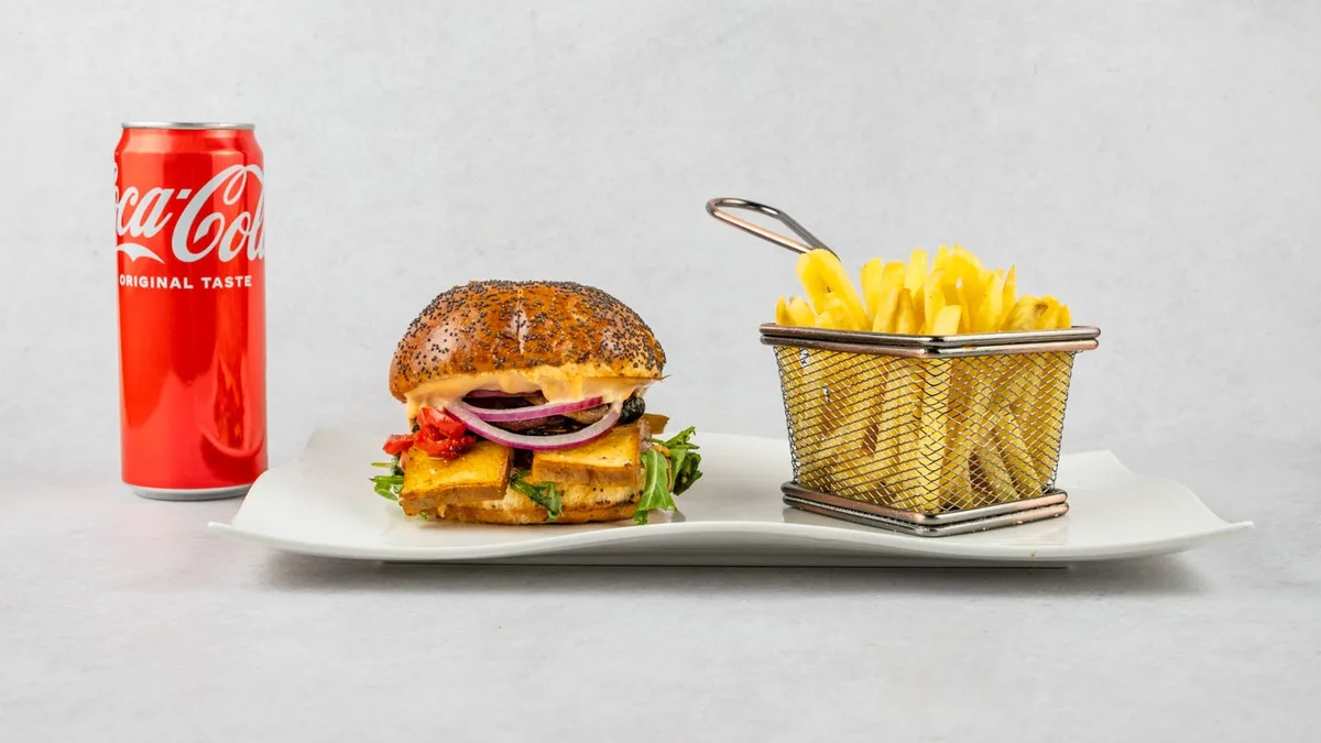 Beach burger combo