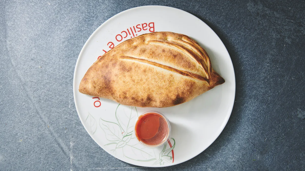 Calzone med skinke