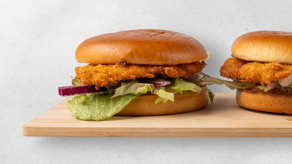 Medium Brioche Crispy Chicken Burger