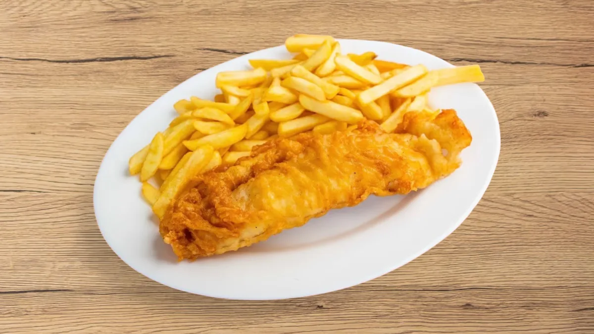 Mini Fish and chips meal