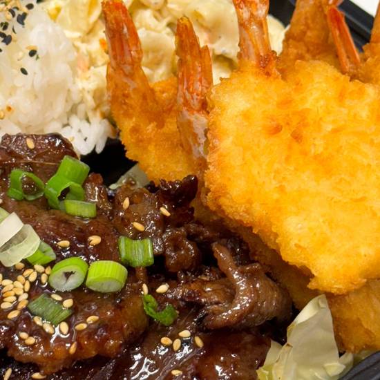 Teri Beef and Shrimp