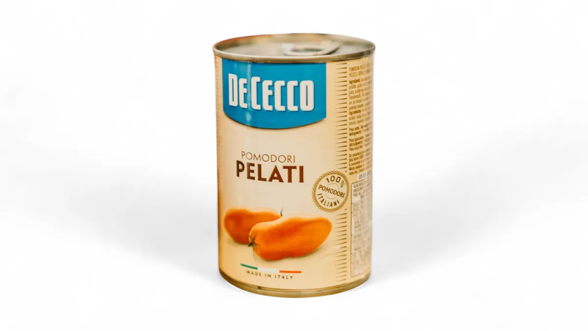 De cecco hámozott paradicsom egész 400g