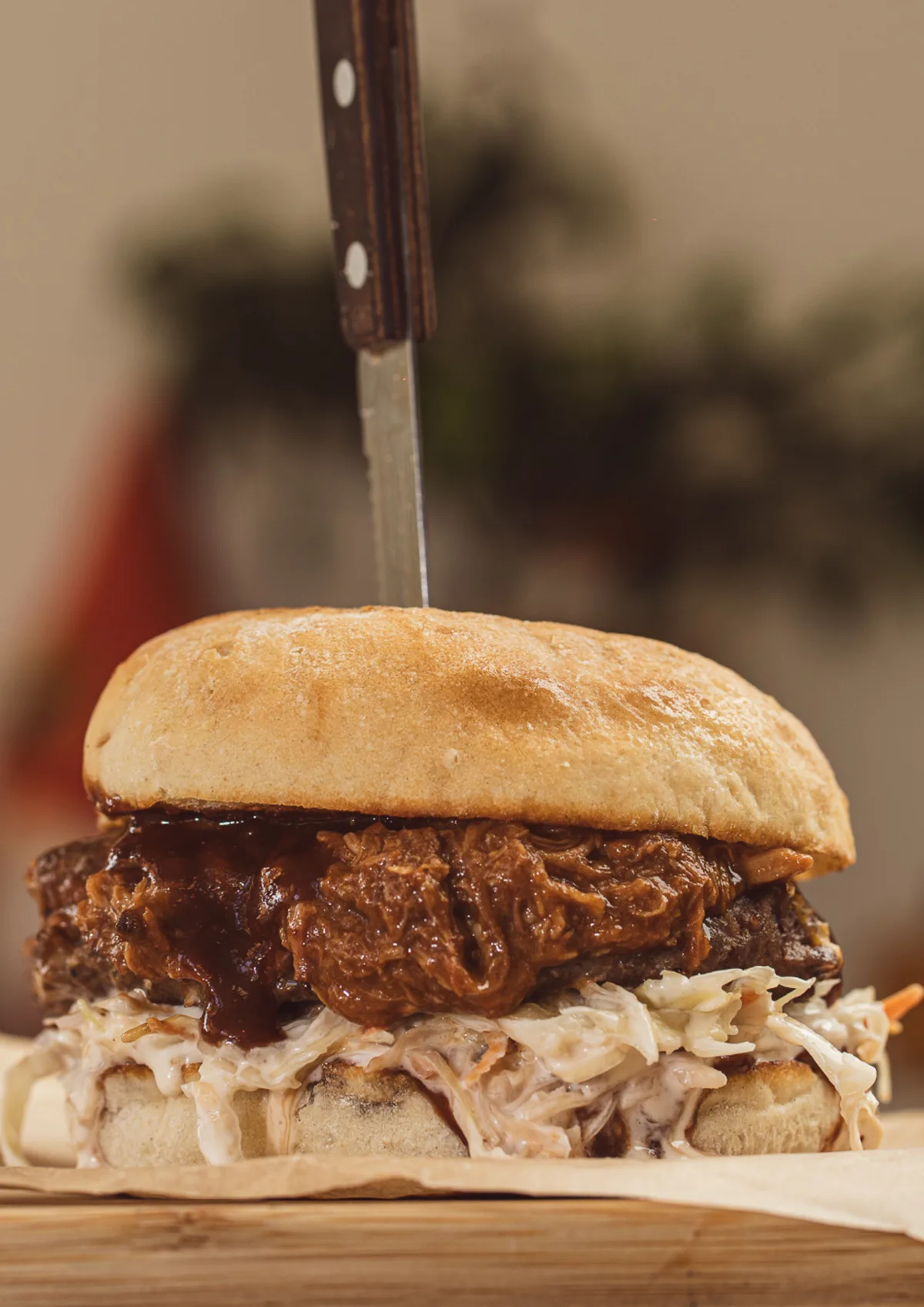 Pulled Pork Burger menü