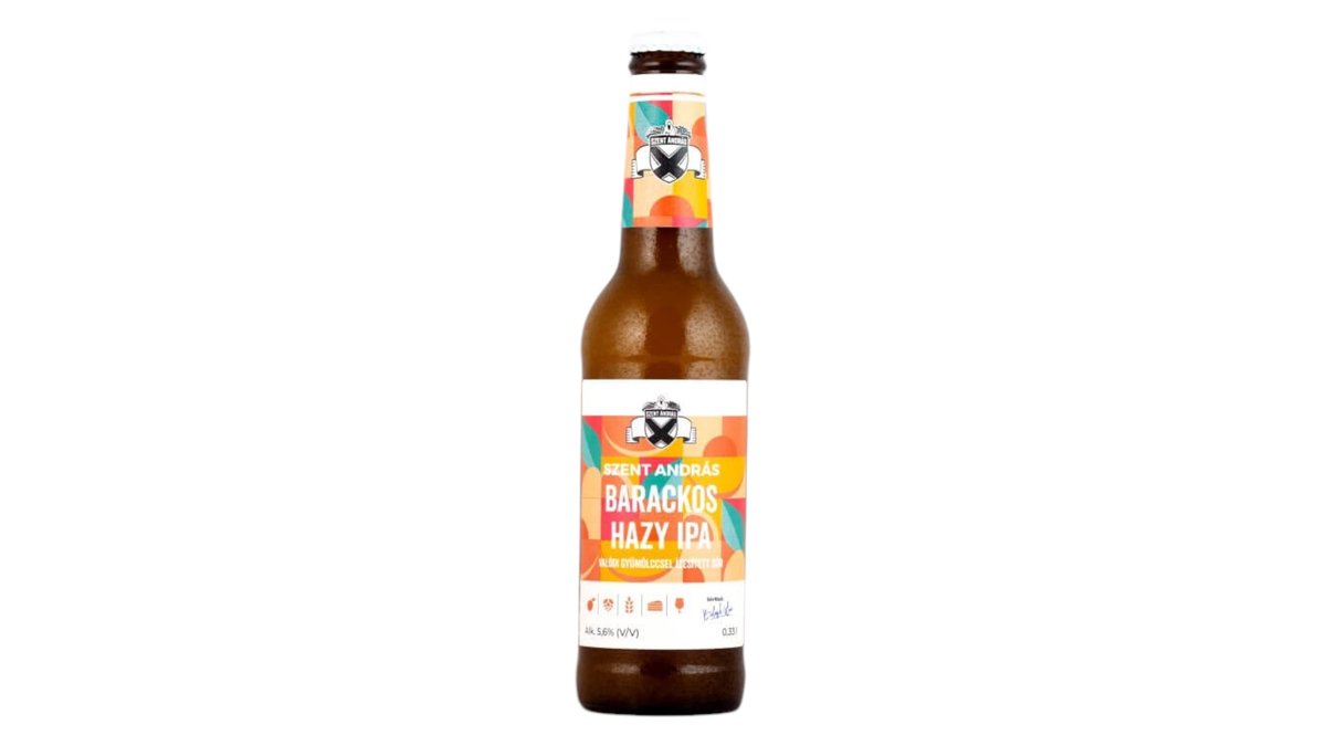 Szent András Barackos Bazsalikomos IPA 0,33l