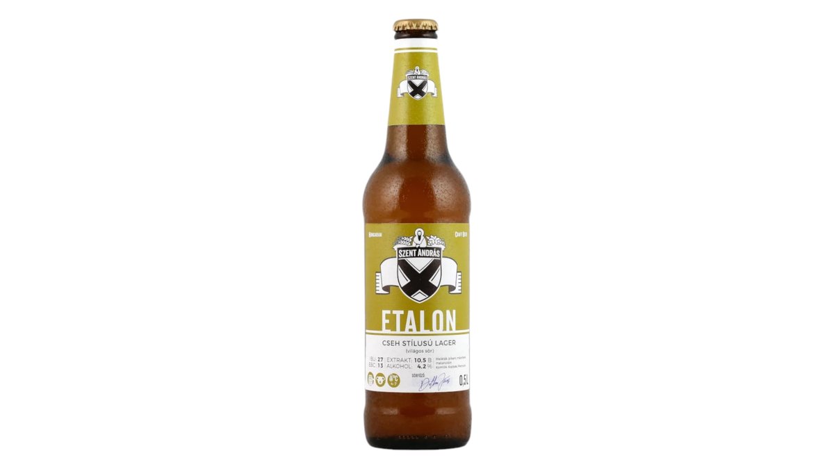 Szent András sörfőzde Etalon cseh lager 0,5l