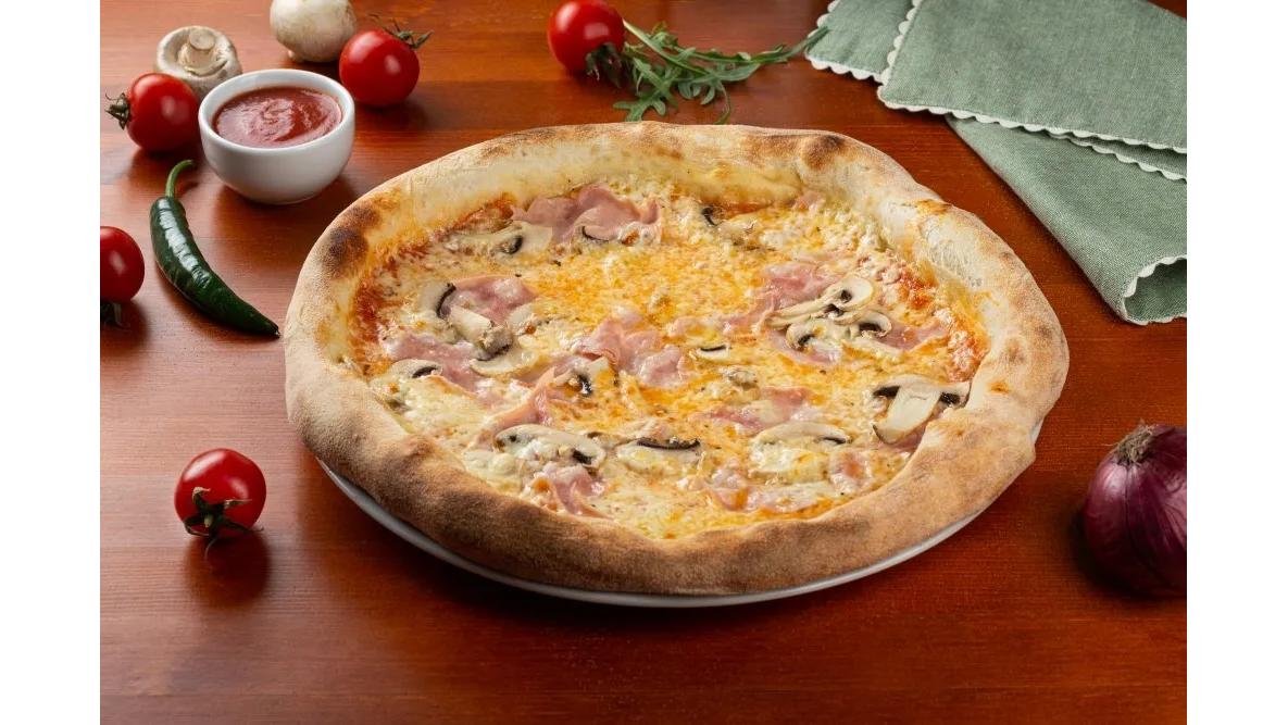 Pizza Prosciutto Funghi Single
