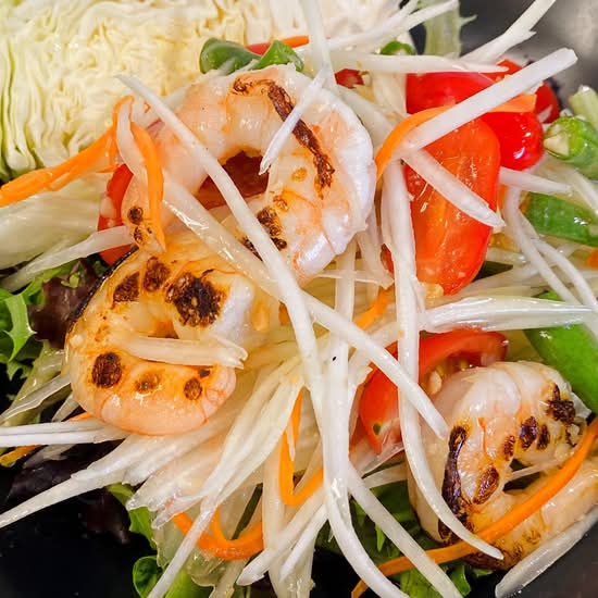 Shrimp Papaya Salad