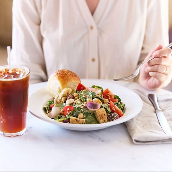 Chicken, Baby Kale and Chickpea Salad