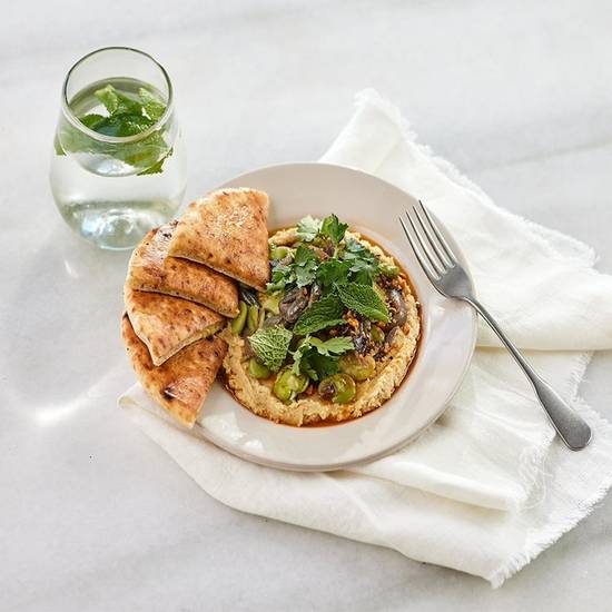 Chickpea and Fava Plate