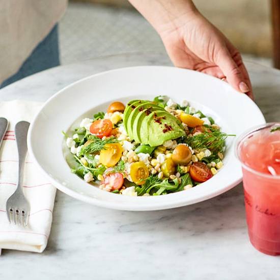 Fresh Corn and Avocado Farro Bowl