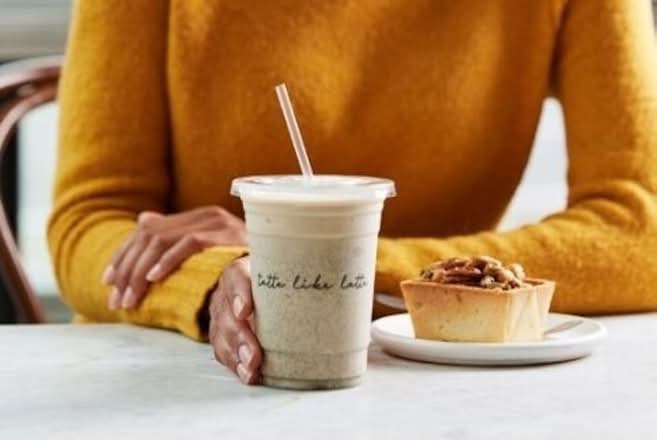 Iced Black Sesame Latte - 16 oz (Seasonal)