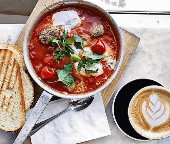 Lamb Meatball and Labneh Shakshuka