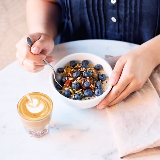 Warm Oatmeal and Fruit (Seasonal)