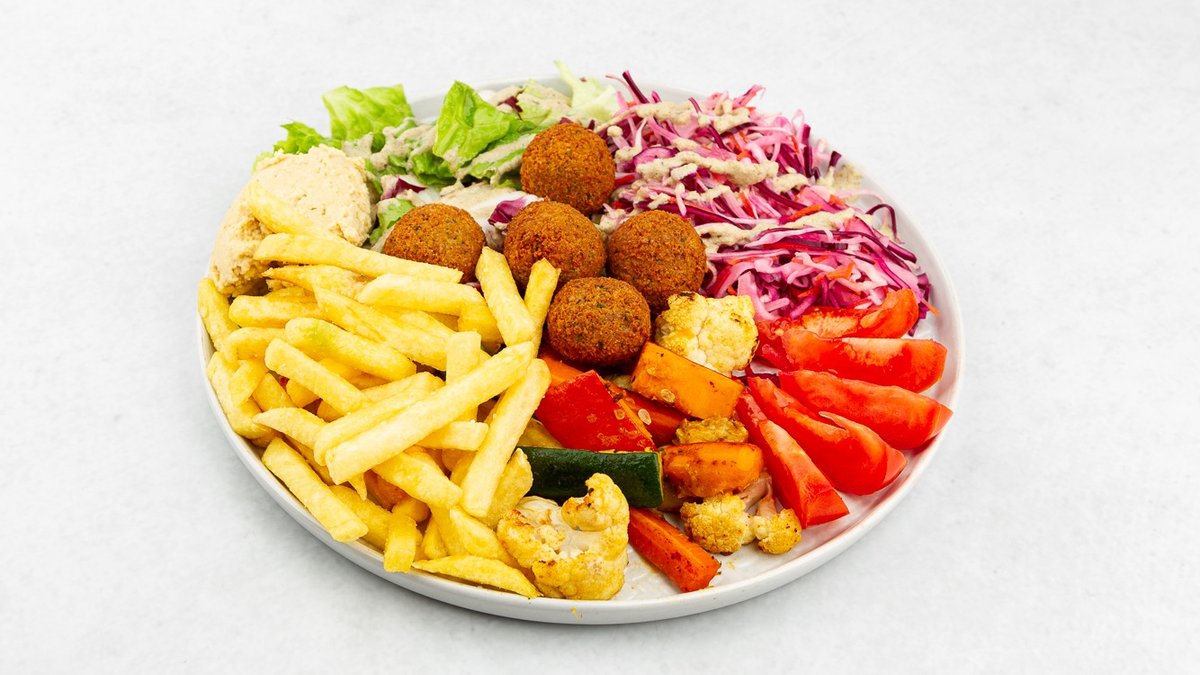Falafel krožnik