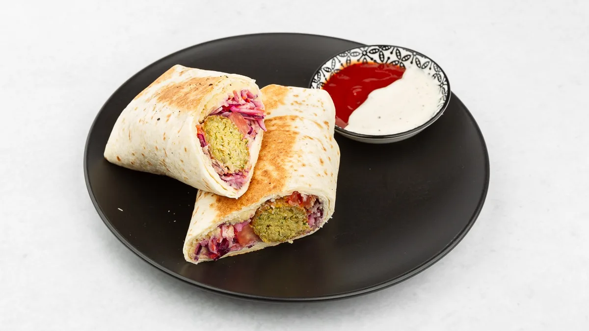 Falafel wrap