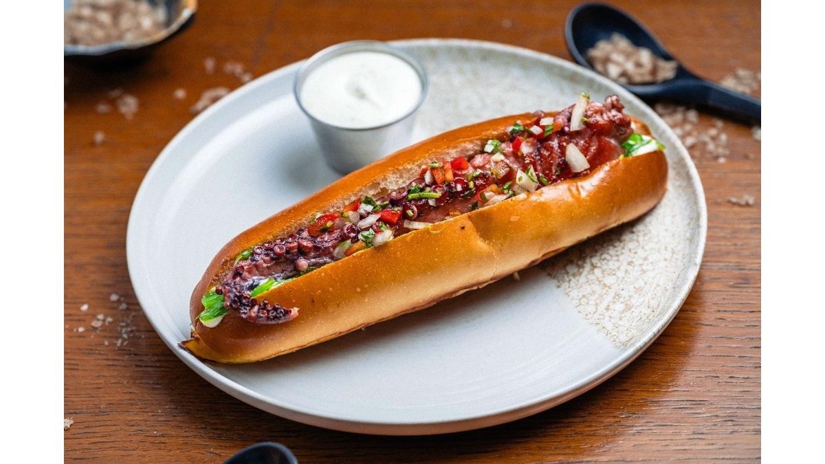 Hot dog caracatiță