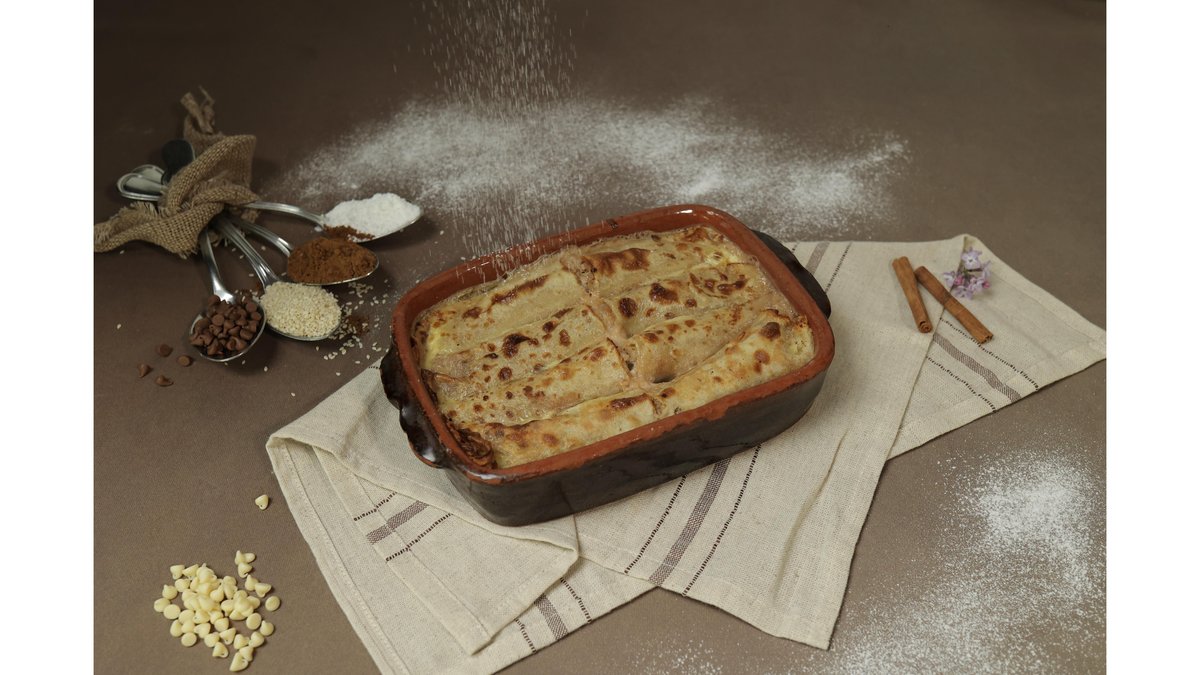 Clătite gratinate﻿ cu nuci