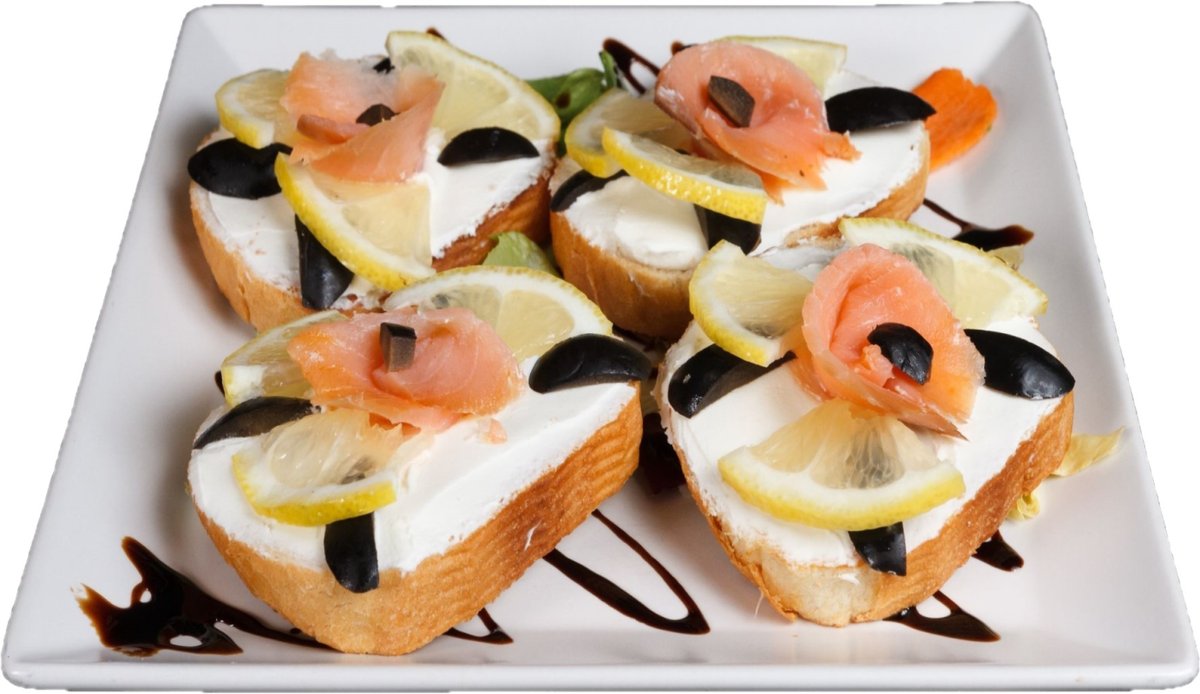 Bruschetta cu somon 180G