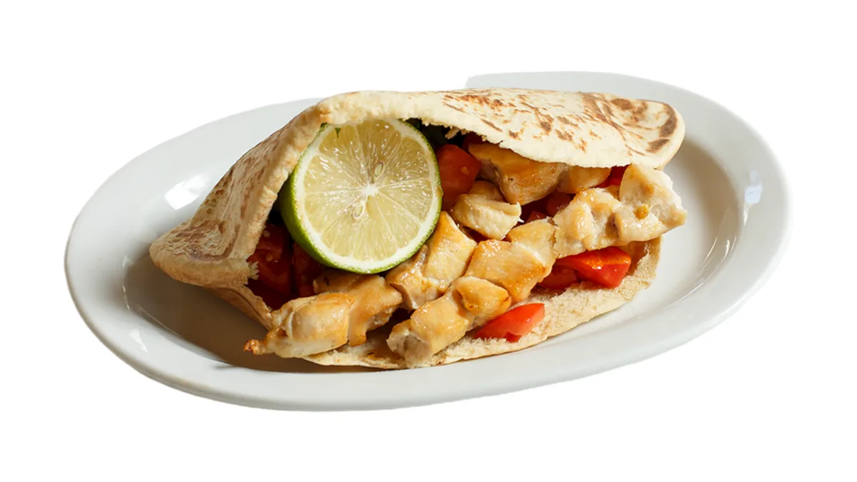 Chicken Souvlaki Cypriot Pita
