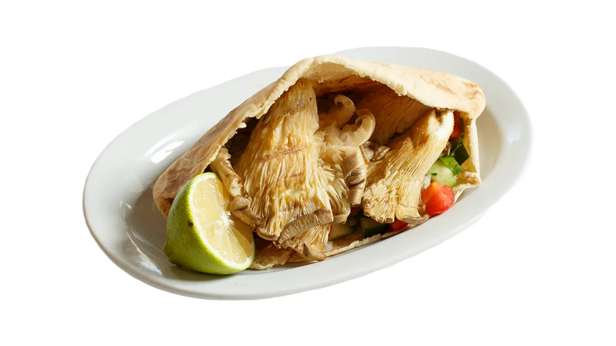Mushrooms Cypriot Pita