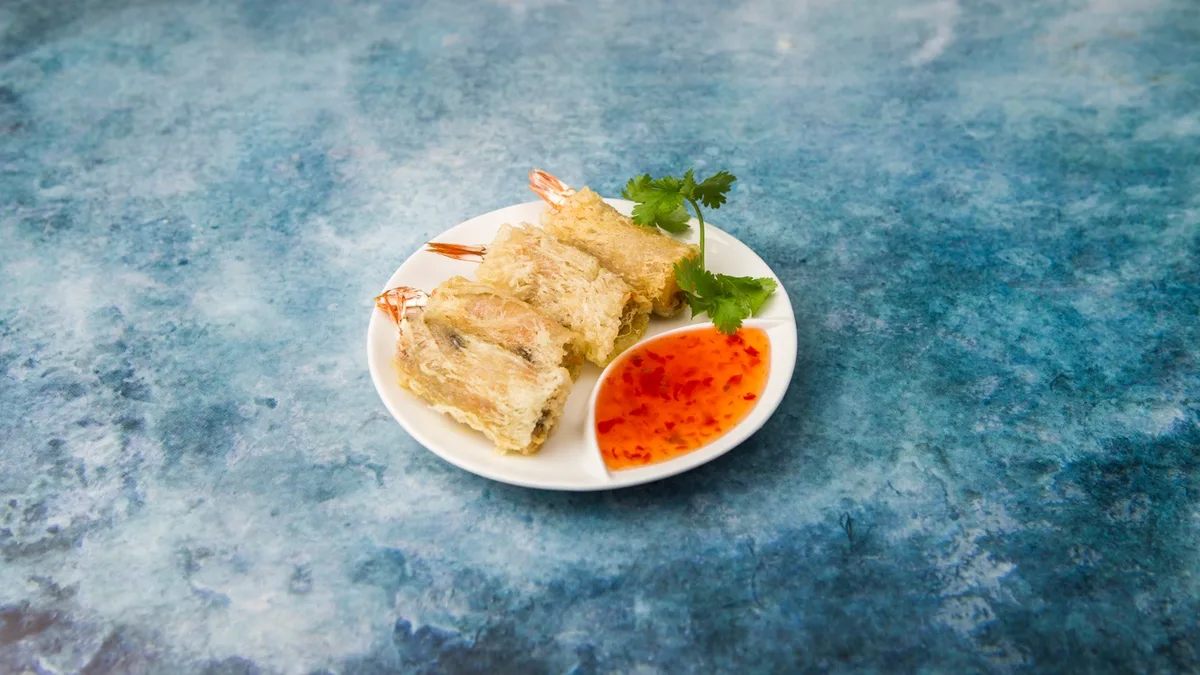 A3. Shrimp rolls