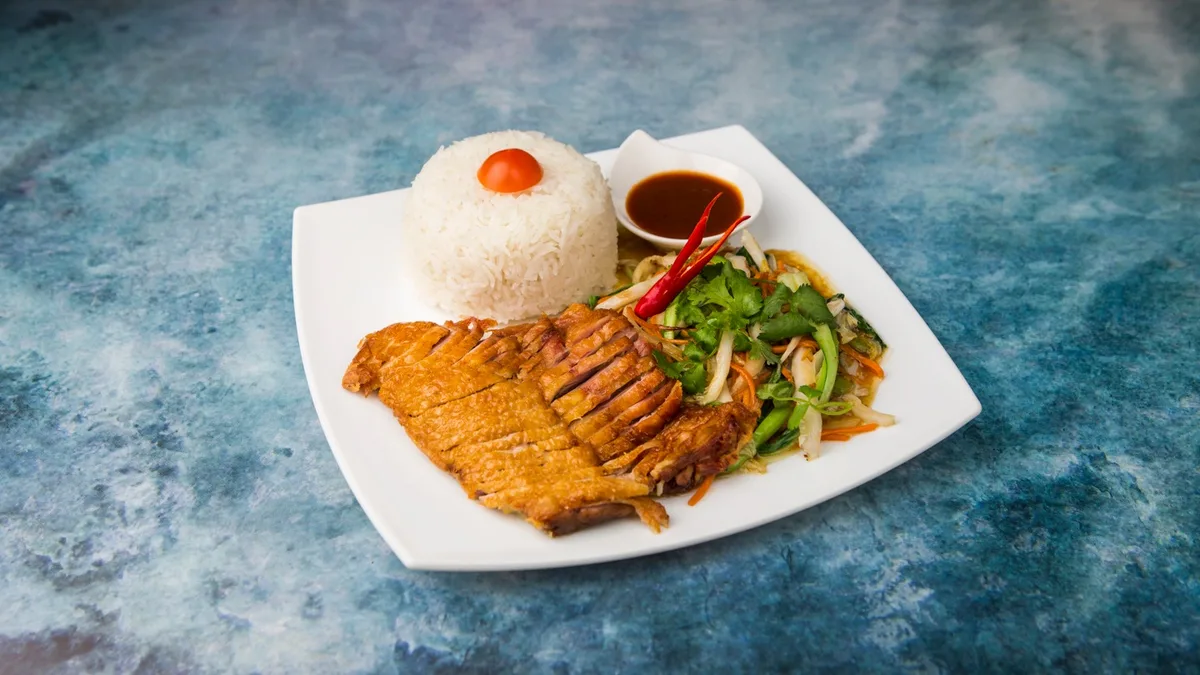R5. Fried duck