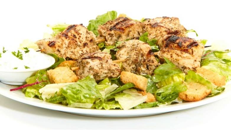 Caesar Salad w/ Kebob