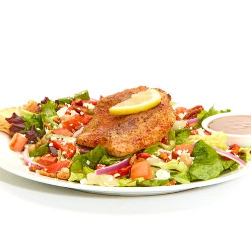 Mediterranean Salad with Grilled Fish (Mediterranean Salad)