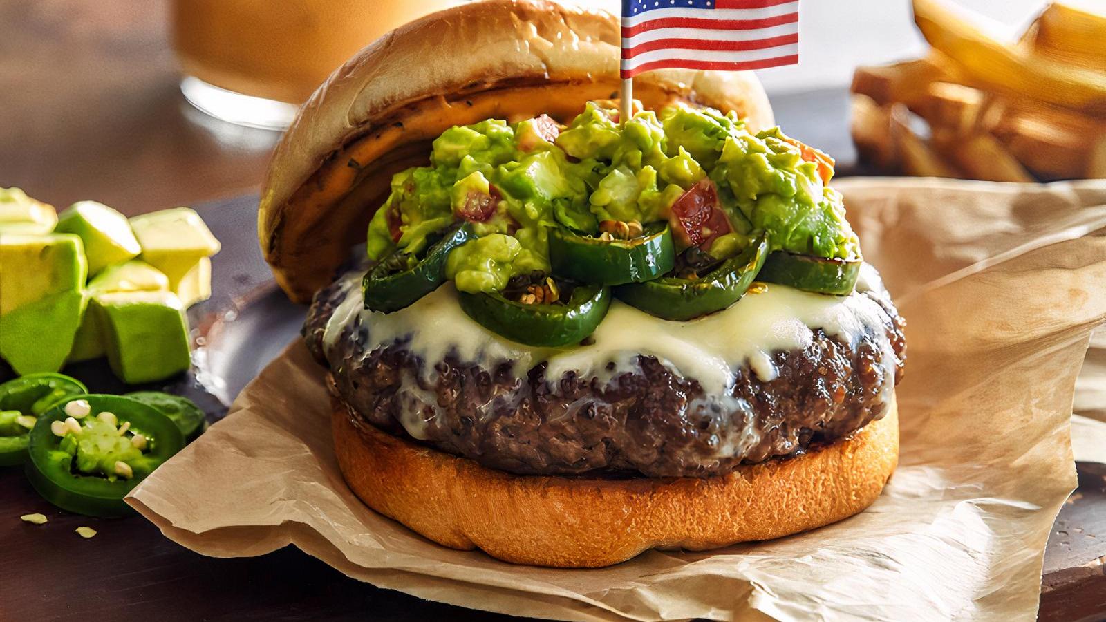 Green and Hot Burger