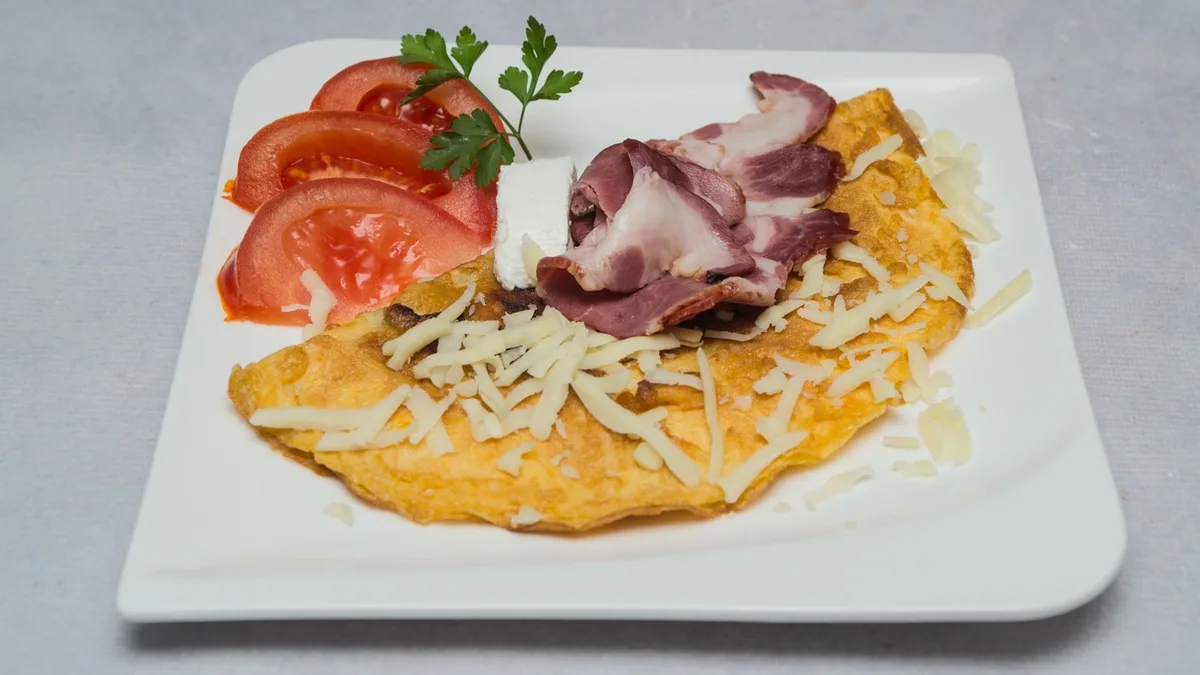 Omlet sa suvim vratom
