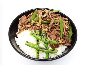 - Carne com Shimeji