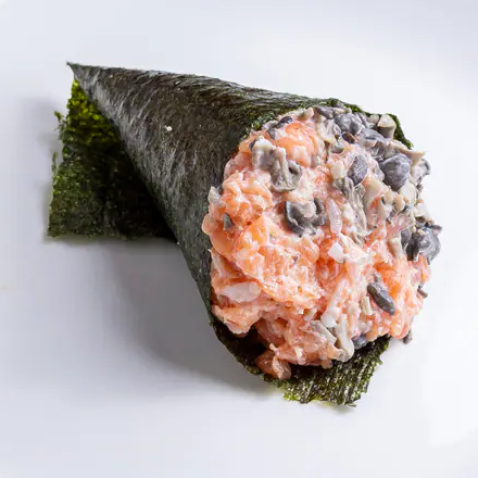 Temaki Salmão com Shimeji