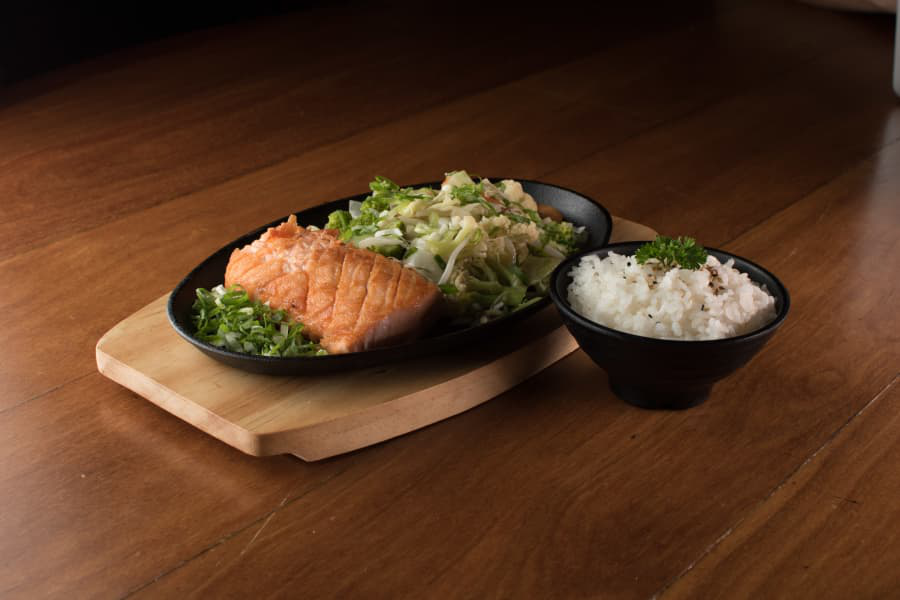 Teppan de Salmão