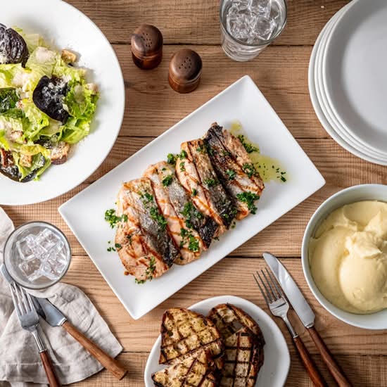 grilled salmon holiday meal