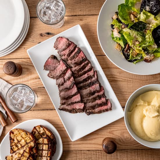 grilled steak holiday meal