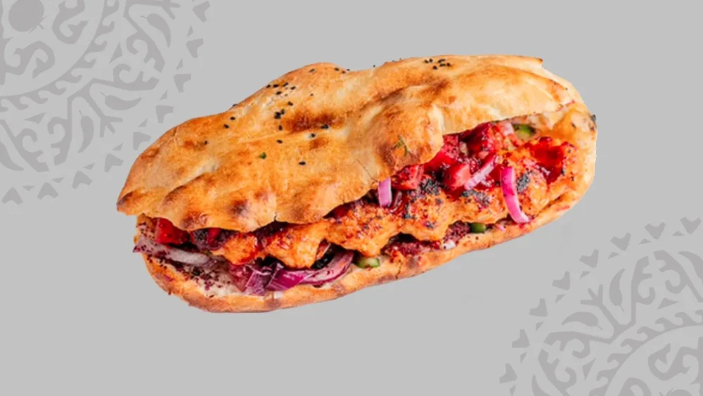 Təndir Çörəyində Toyuq Lüləsi