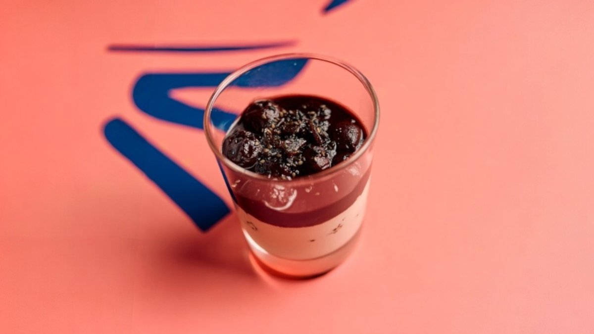 Mousse de chocolate blanco