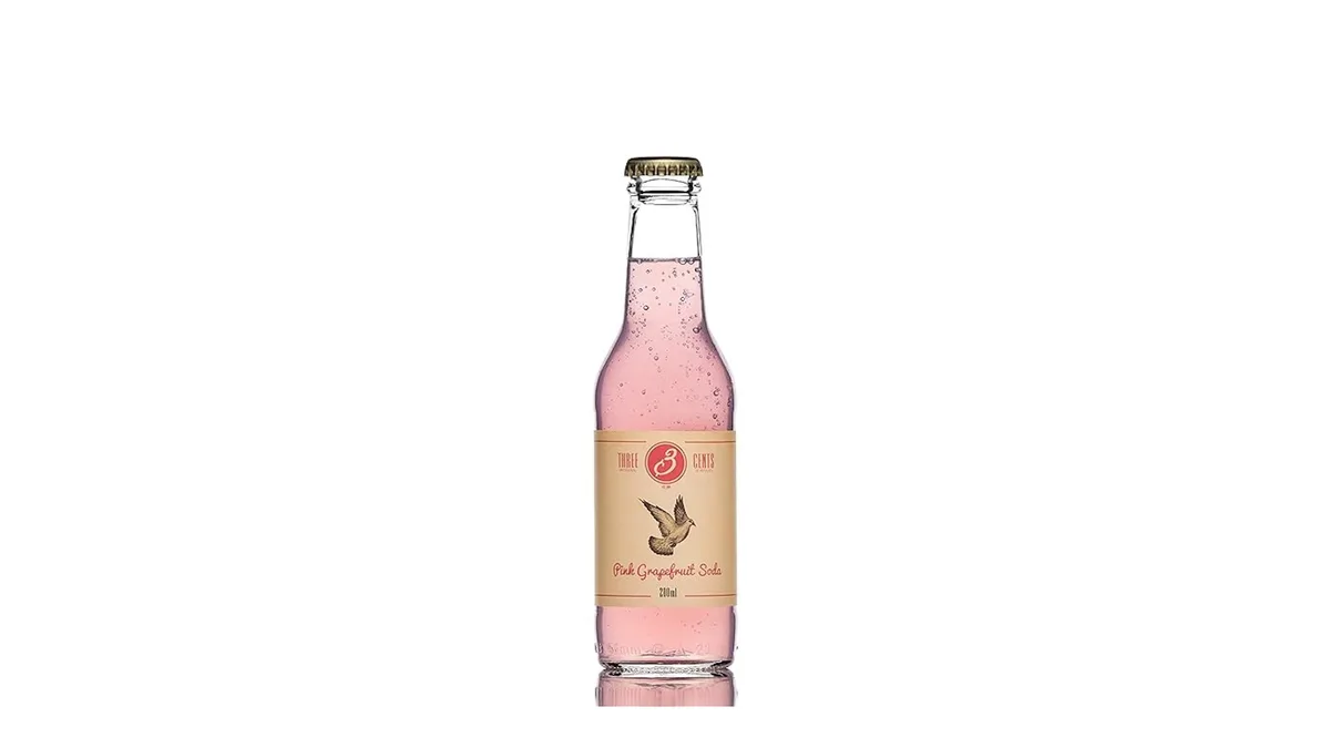 Three Cents Pink Grapefruit Soda 0,2 l