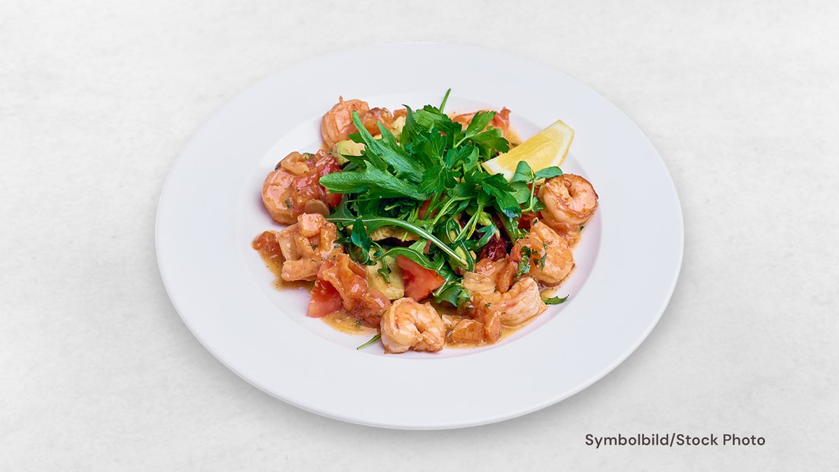 Gamberoni con Rucola