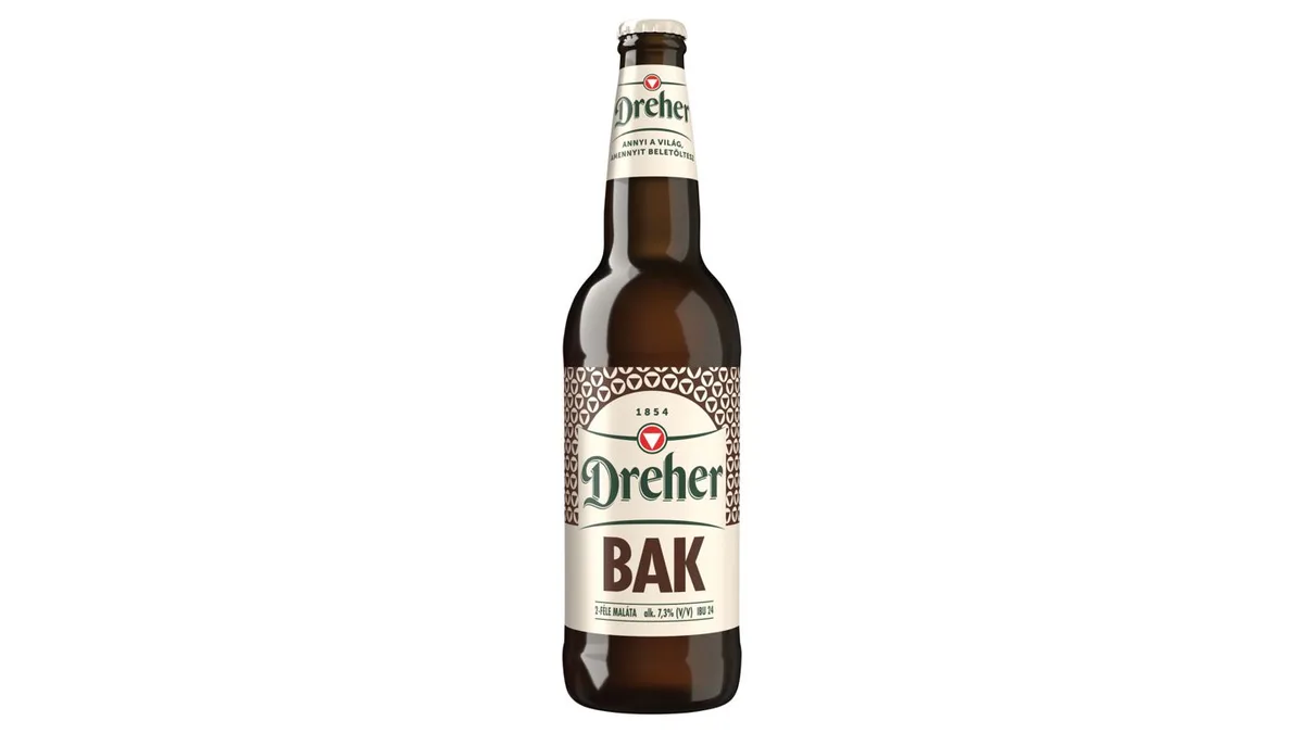 Dreher Bak minőségi barna sör 7,3% 0,5 l