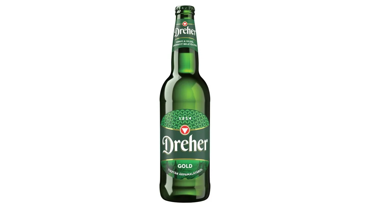 Dreher Gold minőségi világos sör 5% 0,5 l